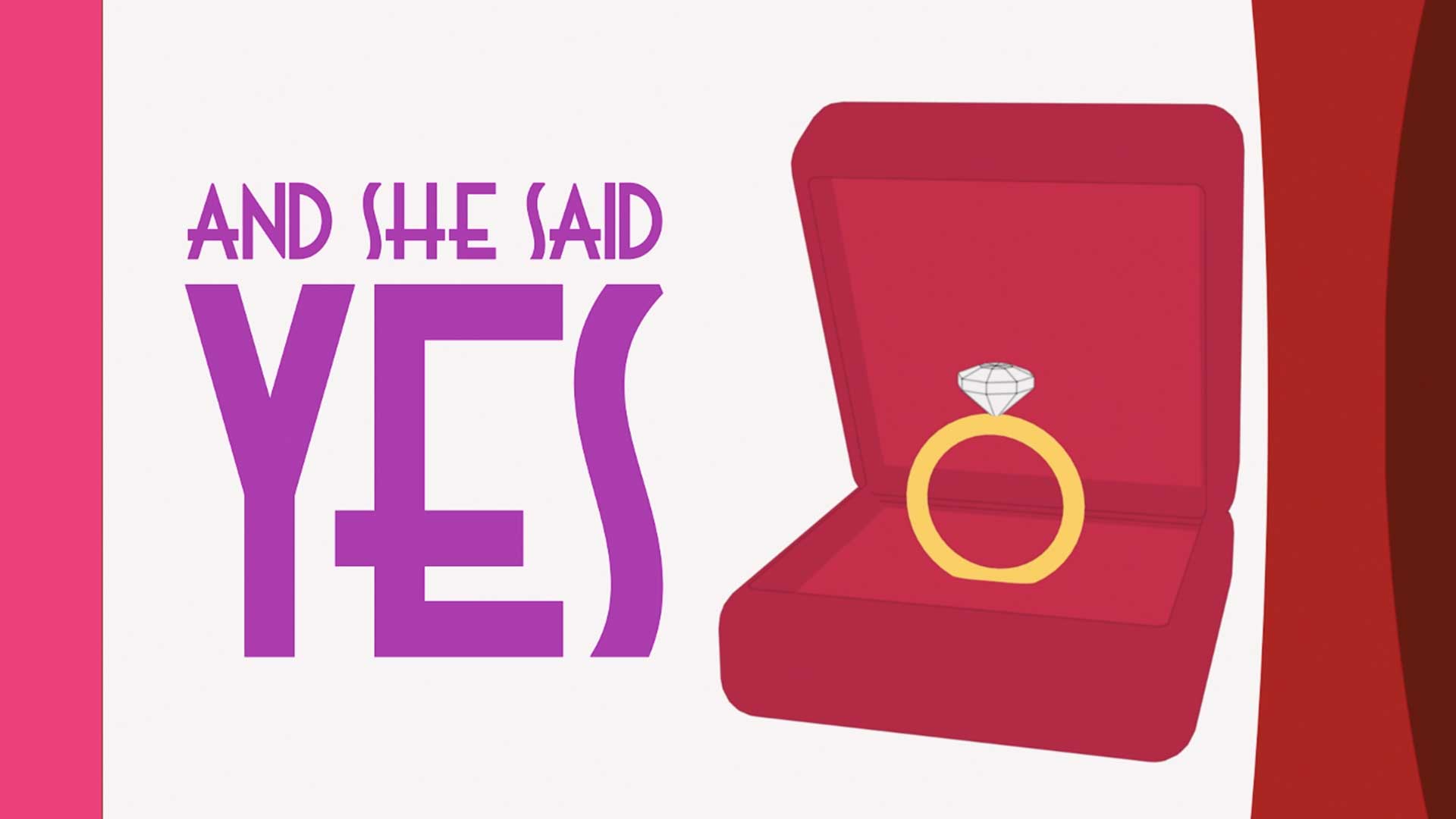 And She Said YES – Free Wedding Invitation Video