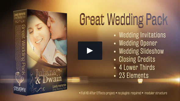 Best Wedding Invitation Video – All in One Pack