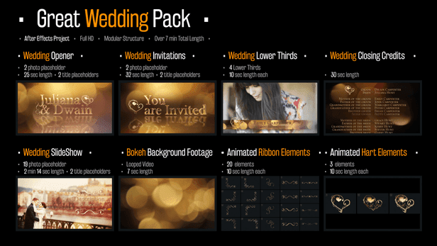 Best Wedding Invitation Video - All in One Pack » Free Online