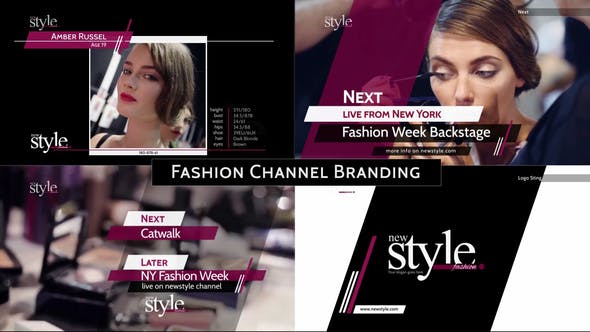 Broadcast Design – Fashion TV Channel Package