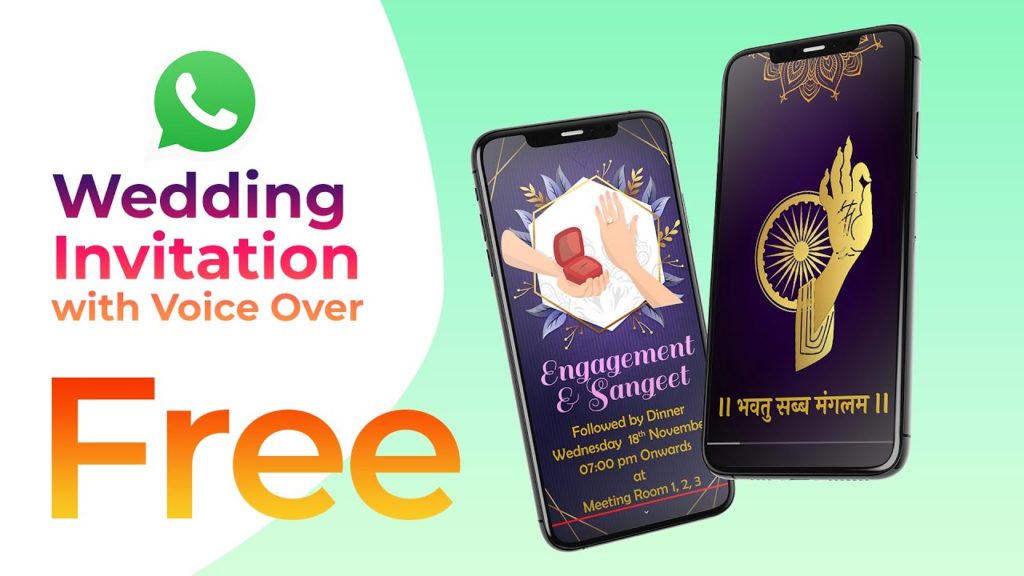 Free Buddhist Wedding Invitation Video with voice over