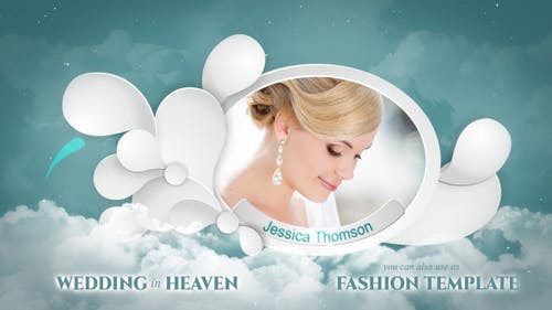Free After Effect Template – Wedding in Heaven
