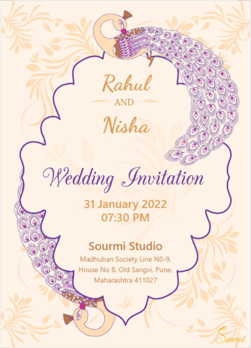 online indian wedding invitation website free