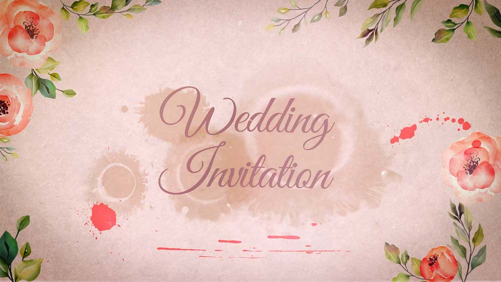 Create Free 4K Wedding Invitation Video