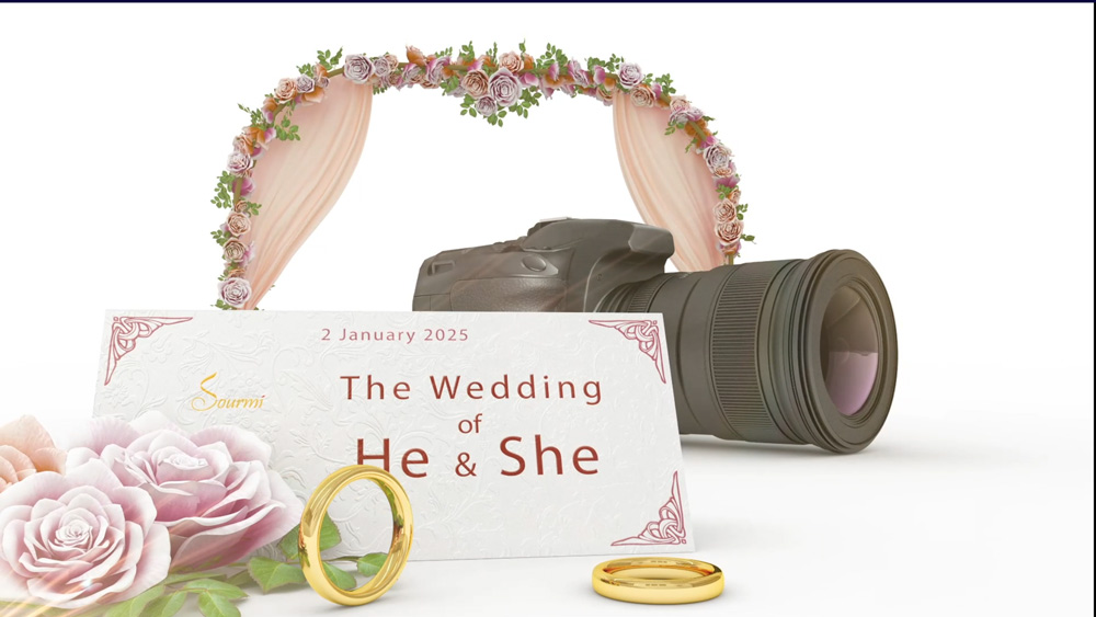 Short & Cute Free Wedding Invitation Video