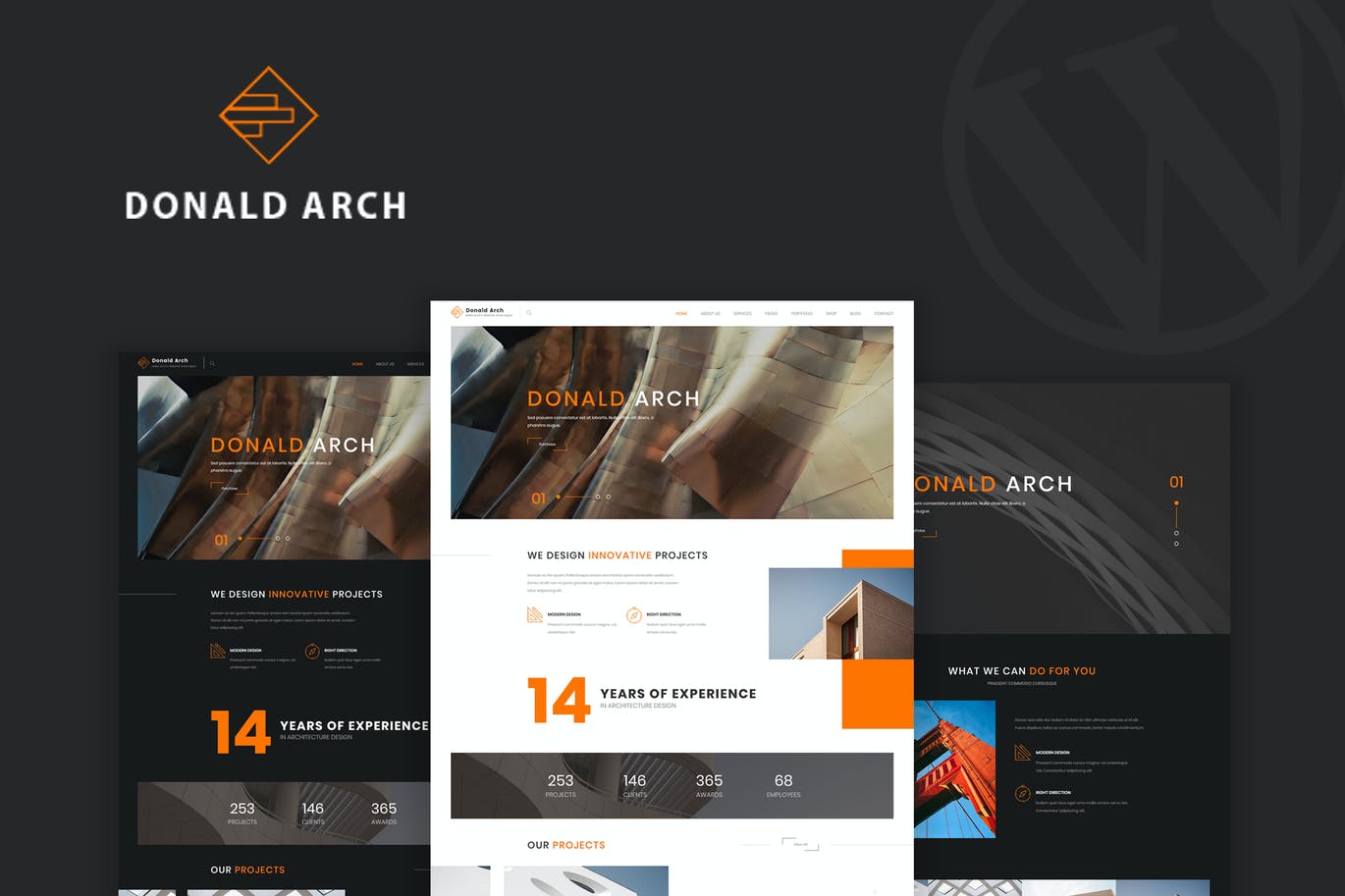 Donald Arch – Creative Architecture WordPress Theme