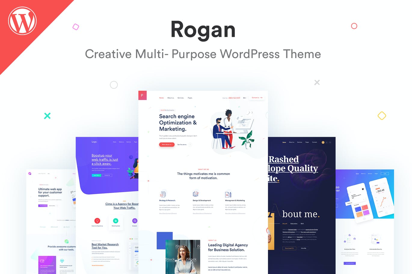 Free Rogan – Creative Multipurpose WordPress Theme